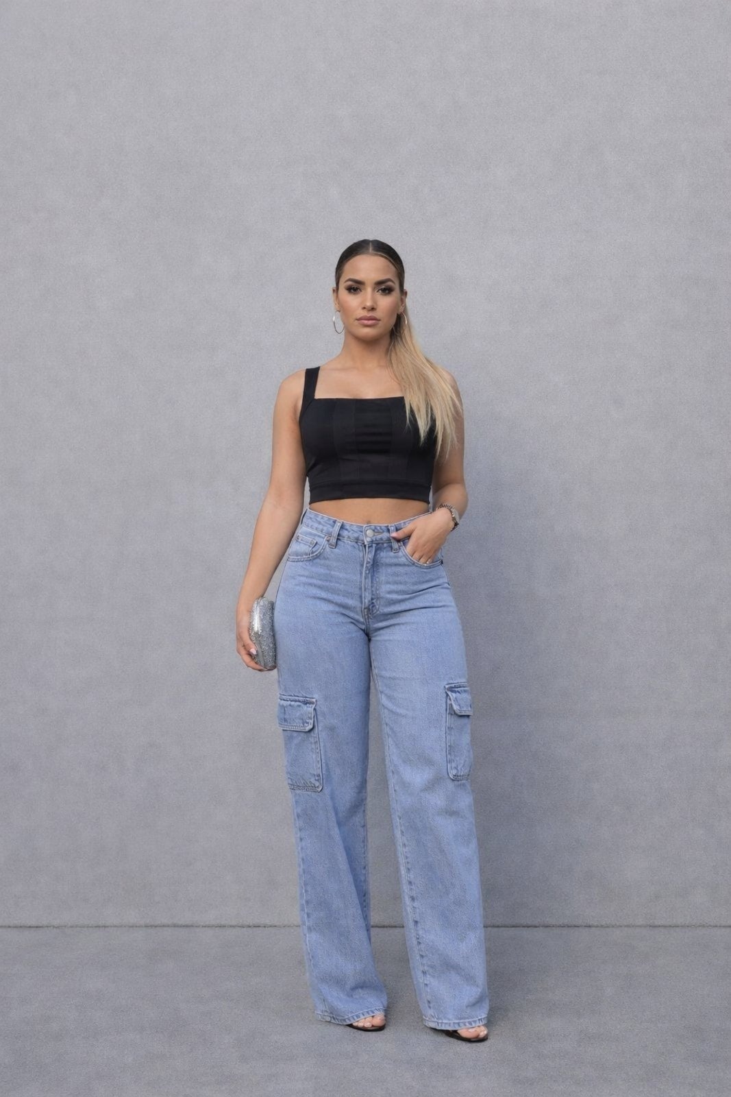 Imagem principal Calça D Bell Outlet Fashion Wide Leg D BELL OUTLET FASHION jeans