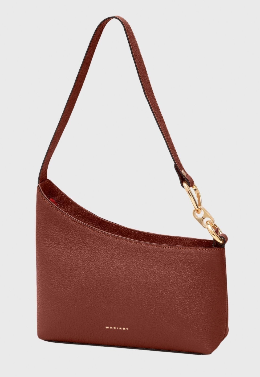 Imagem principal Bolsa Shoulder Couro Mariart Lírio Terracota Mariart bordô