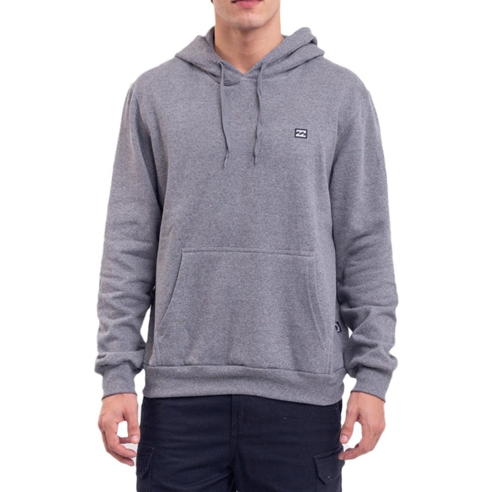 Imagem principal Moletom Billabong Canguru All Day II WT23 Cinza Medio Mescla Billabong grafite