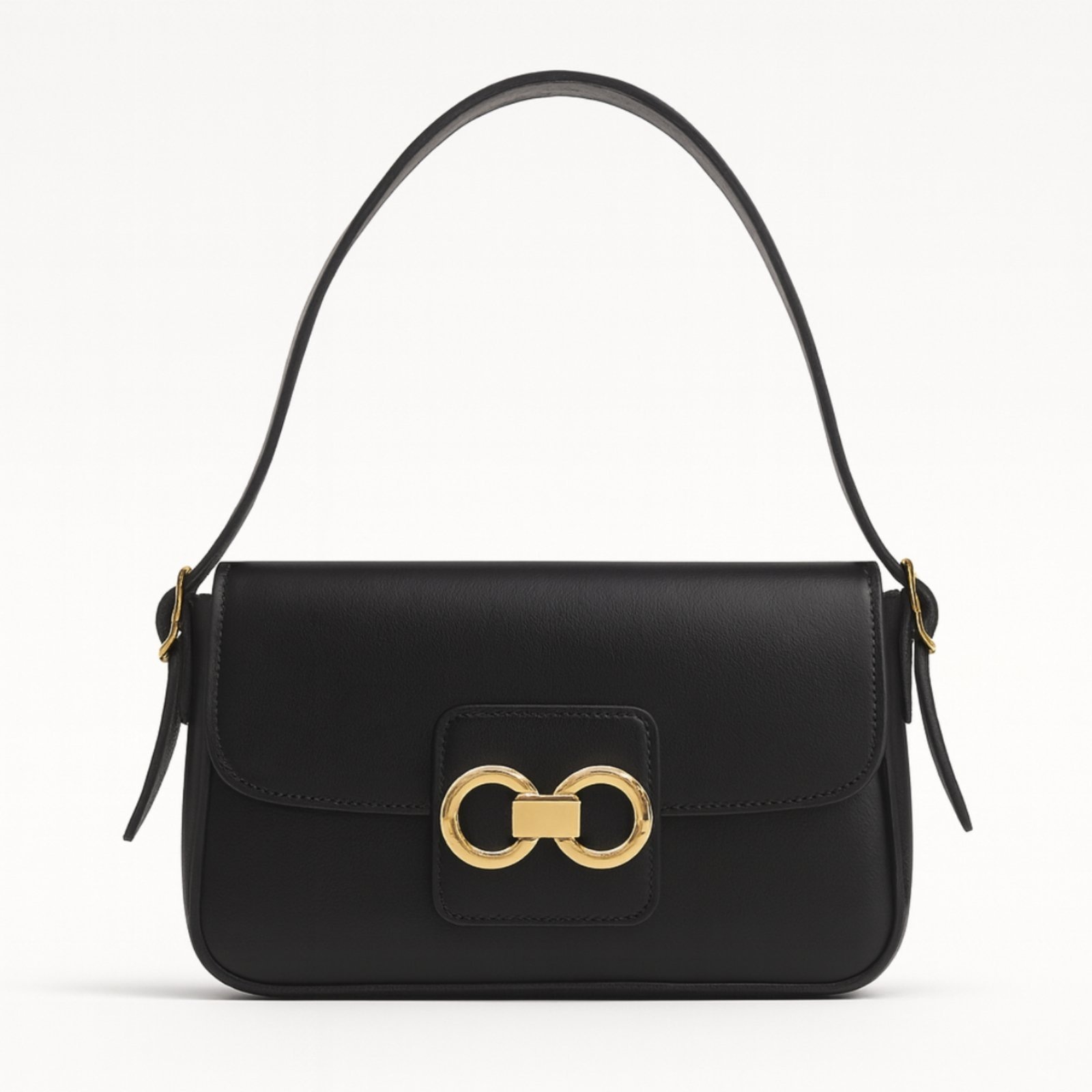 Imagem principal Bolsa De Ombro Pequena Espaçosa Com Alça Ajustável WILLIBAGS preto