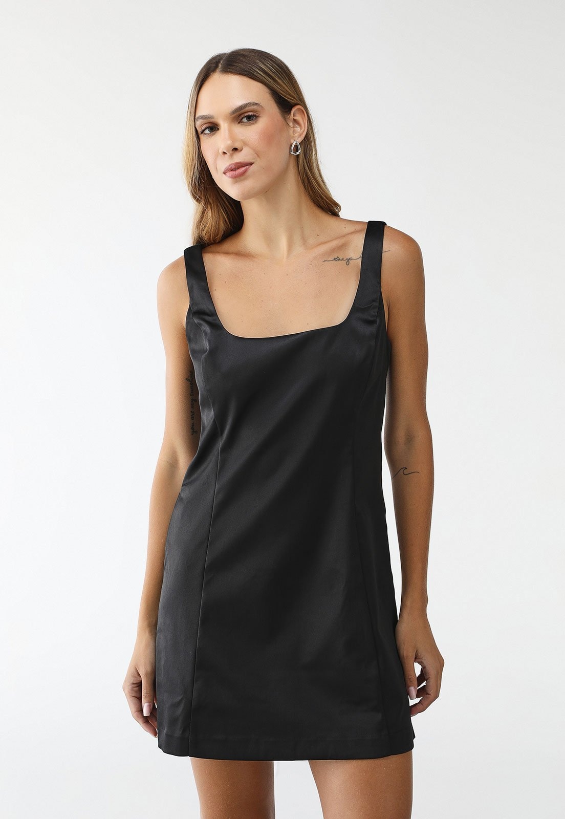 Imagem principal Vestido GAP Curto PU Liso GAP preto