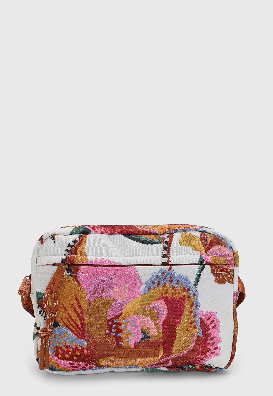 Imagem principal Bolsa Feminina FARM Estampa Ziriguidum Floral Branca FARM branco