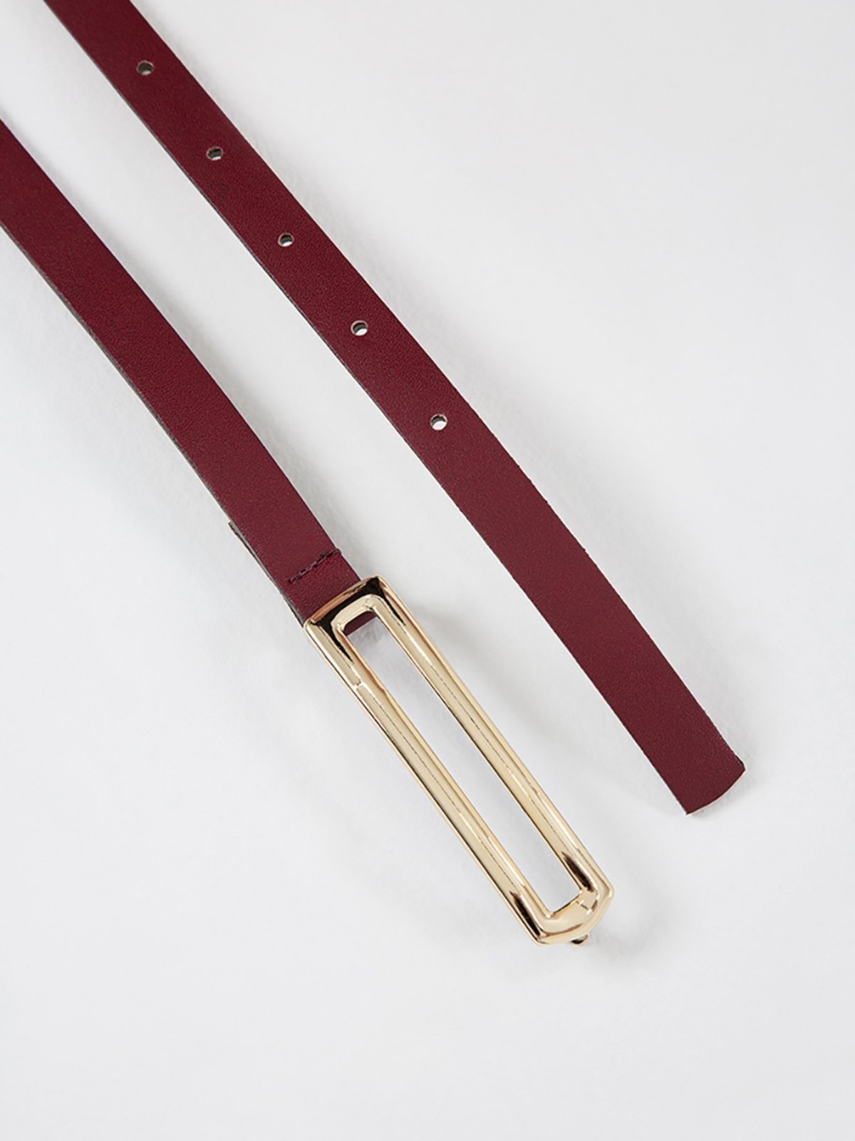 Imagem principal Cinto Estreito com Fivela Vazada Liane Principessa bordô/dourado/roxo/vinho