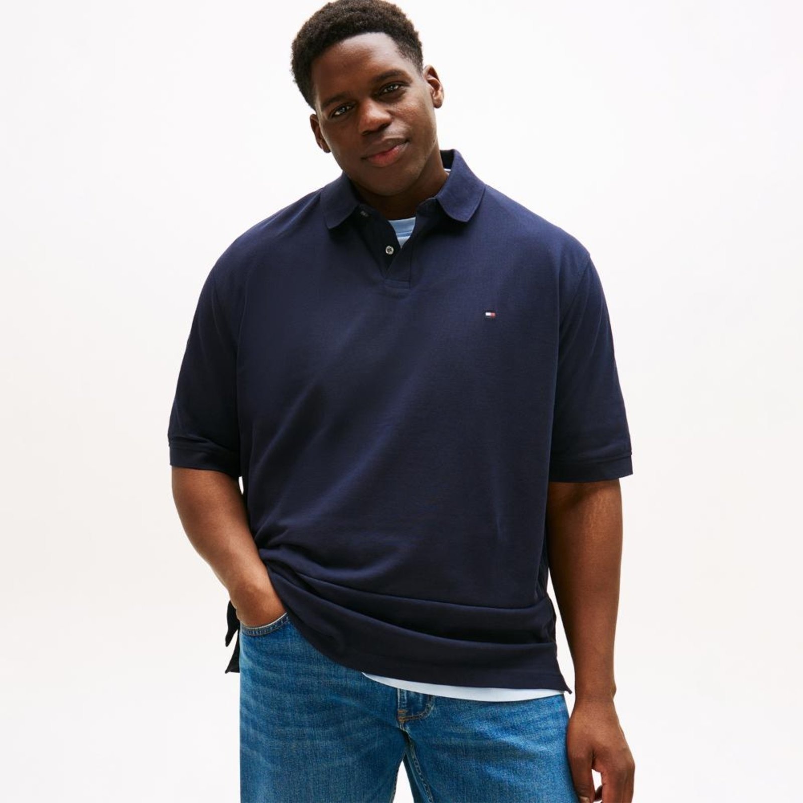 Imagem principal Polo 1985 Big And Tall - 2XLT Tommy Hilfiger azul marinho