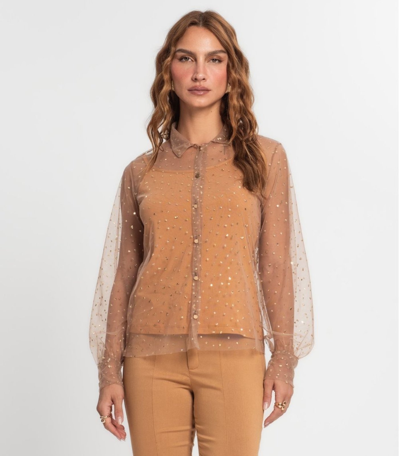 Imagem principal Camisa Manga Longa Com Blusa De Alça Endless Endless marrom