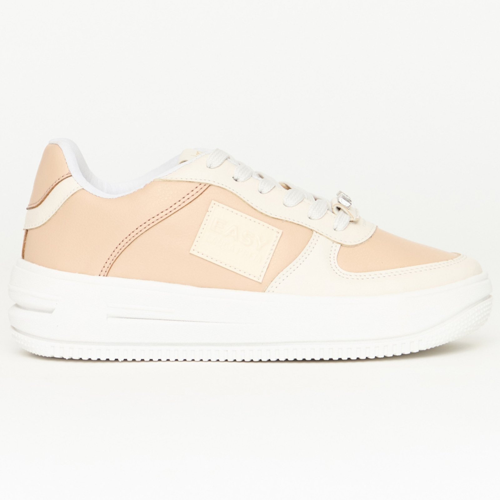 Imagem principal Tênis Easy Lança Perfume Relevo Ou25 Off White Feminino Easy Lança perfume amarelo white