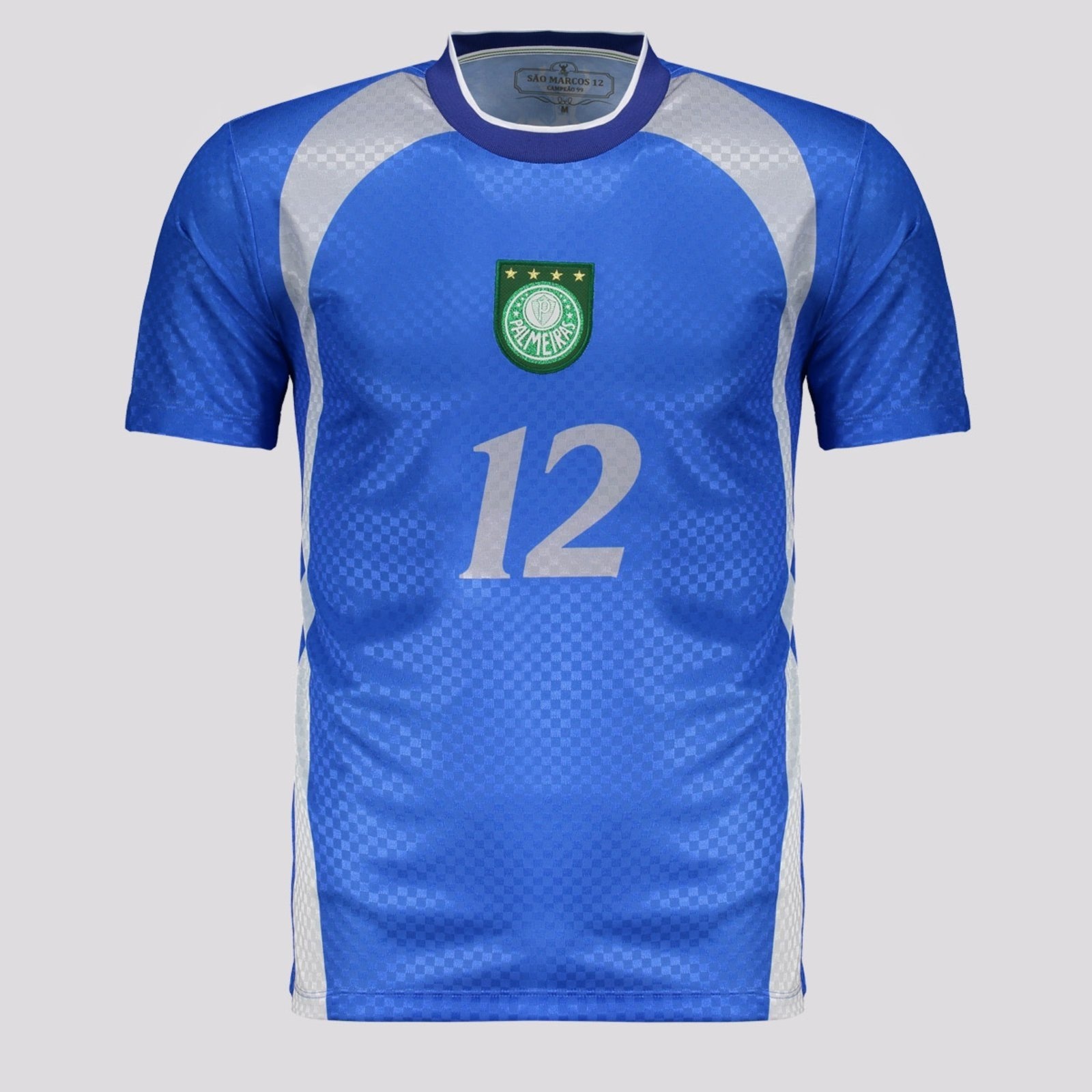 Imagem principal Camisa Palmeiras Goleiro Retrô Libertadores 1999 Betel azul