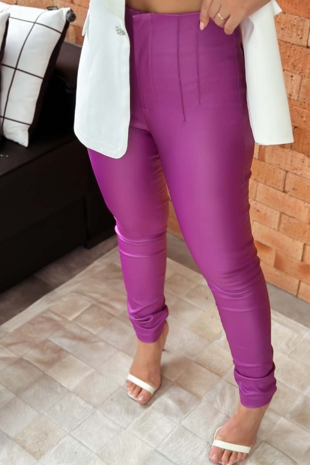 Imagem principal Calça Vanibele Skinny Violeta Vanibele roxo violeta