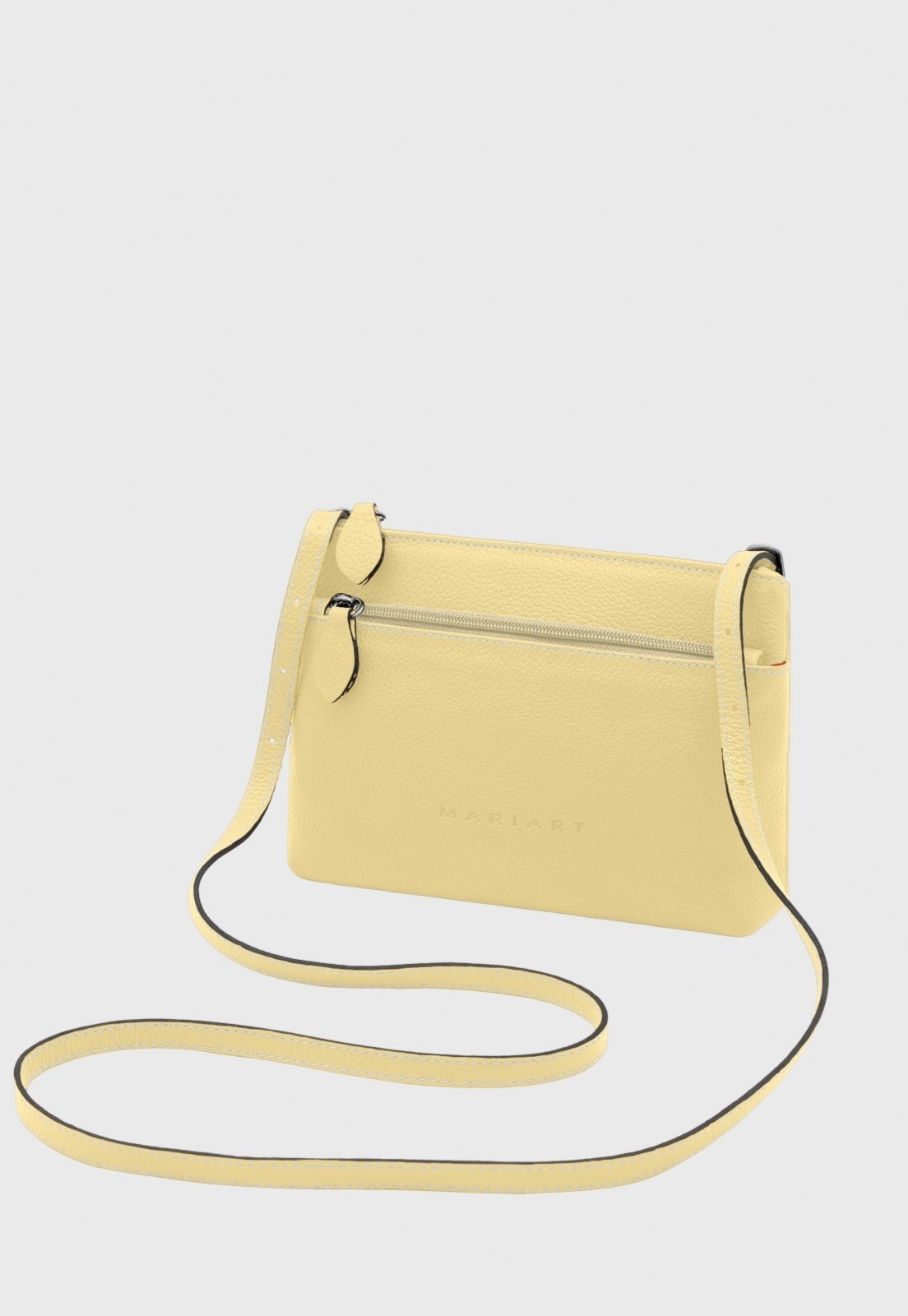 Imagem principal Bolsa Transversal de Couro Mariart Ágata Manteiga Mariart amarelo