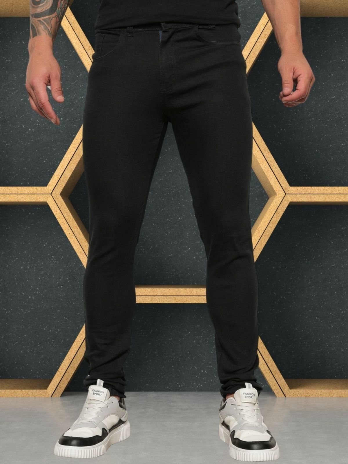 Imagem principal Calça Jeans Skinny Onix Masculina Preta I CKF Wear preto