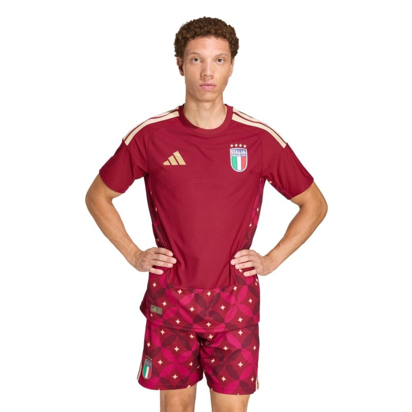 Imagem principal Camisa de goleiro I Itália 26 Authentic adidas Performance Adidas vinho