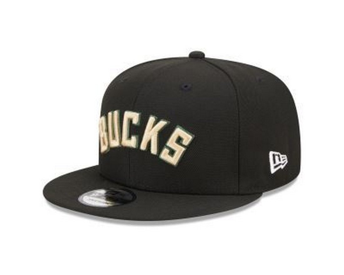 Imagem principal Boné New Era 9FIFTY Milwaukee Bucks NBA new era preto