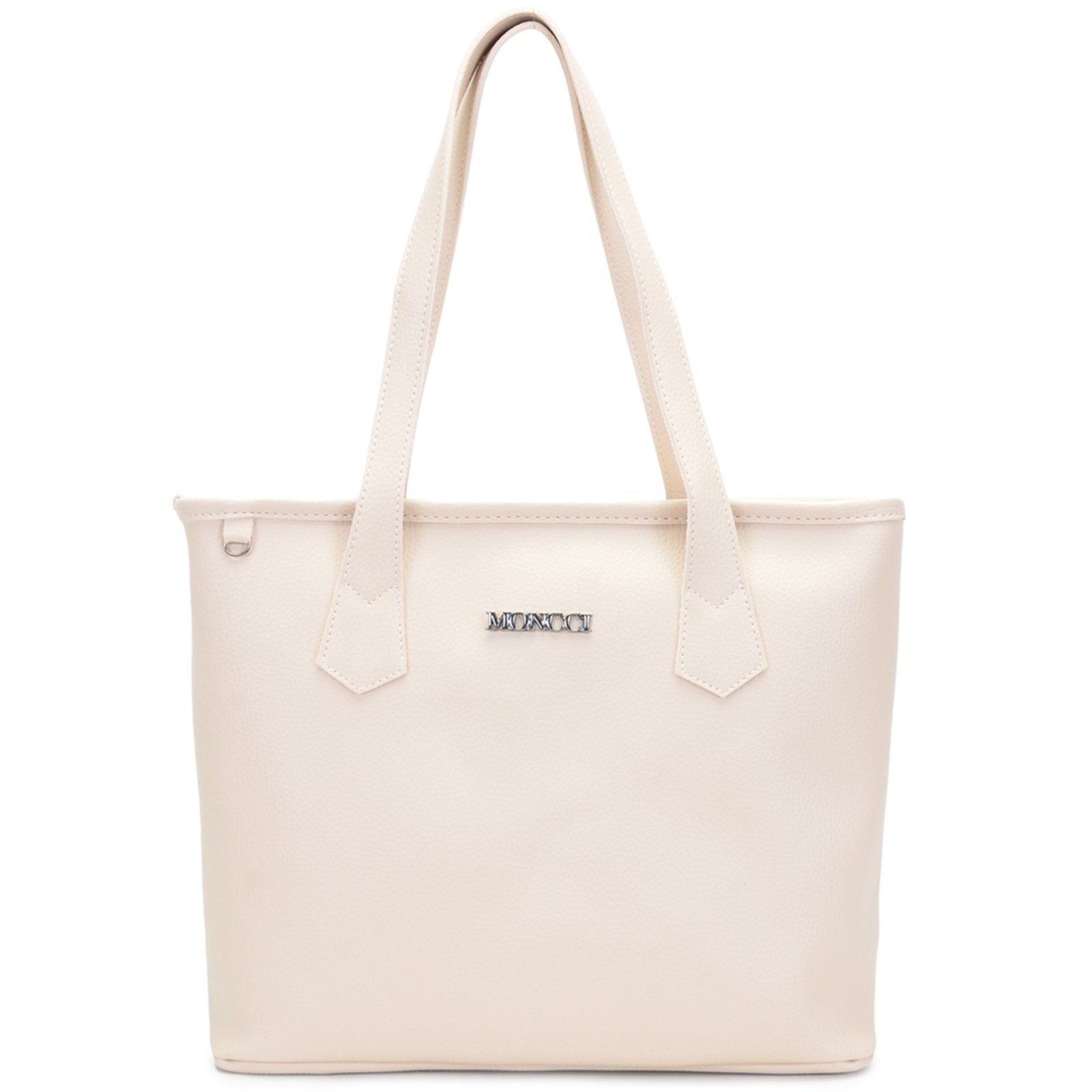 Imagem principal Bolsa feminina Moncci Saco Fechamento De Zíper Marfim MONCCI bege/branco/off-white