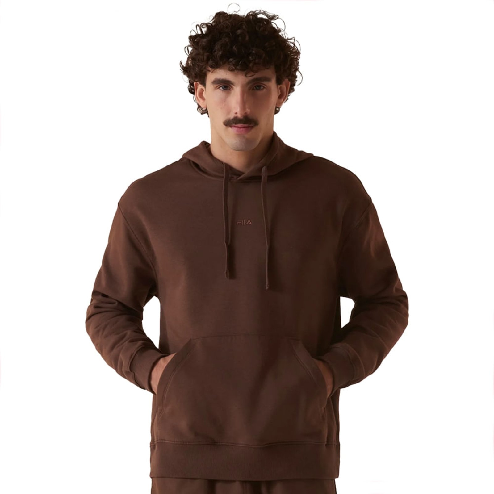 Imagem principal Moletom Masculino Fila Classic Capuz Fila marrom