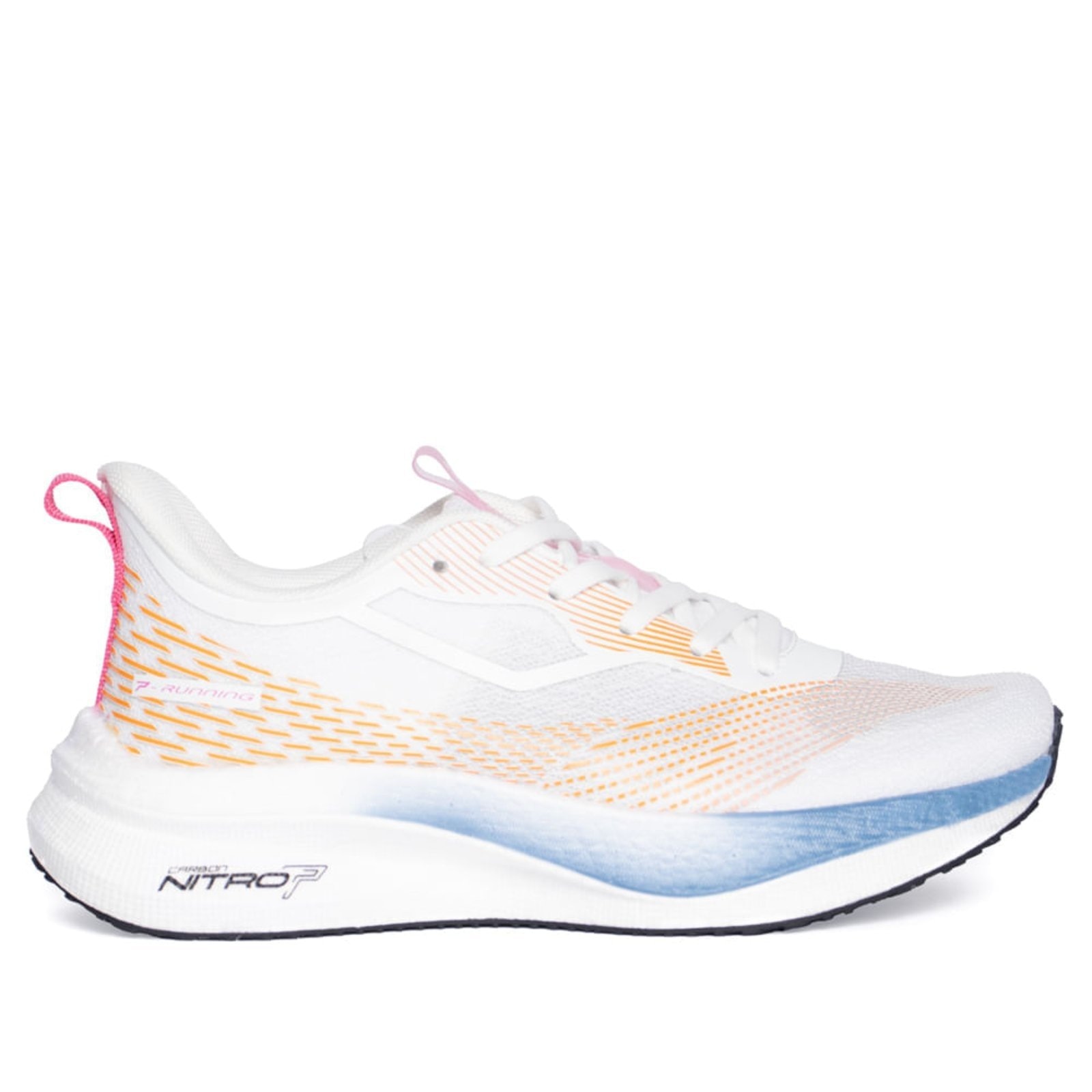 Imagem principal Tênis Feminino Pegada Esportivo c/ Laranja PEGADA branco