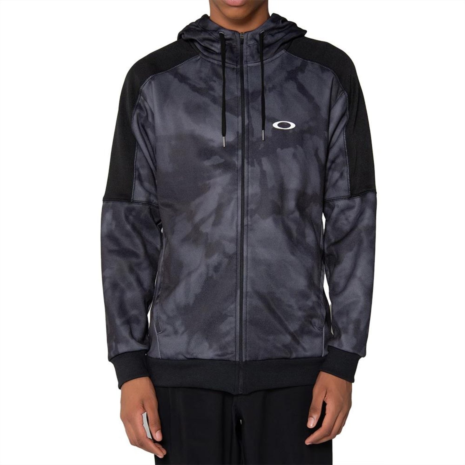 Imagem principal Moletom Oakley Aberto Tie Dye Printed SM25 Blackout Oakley preto