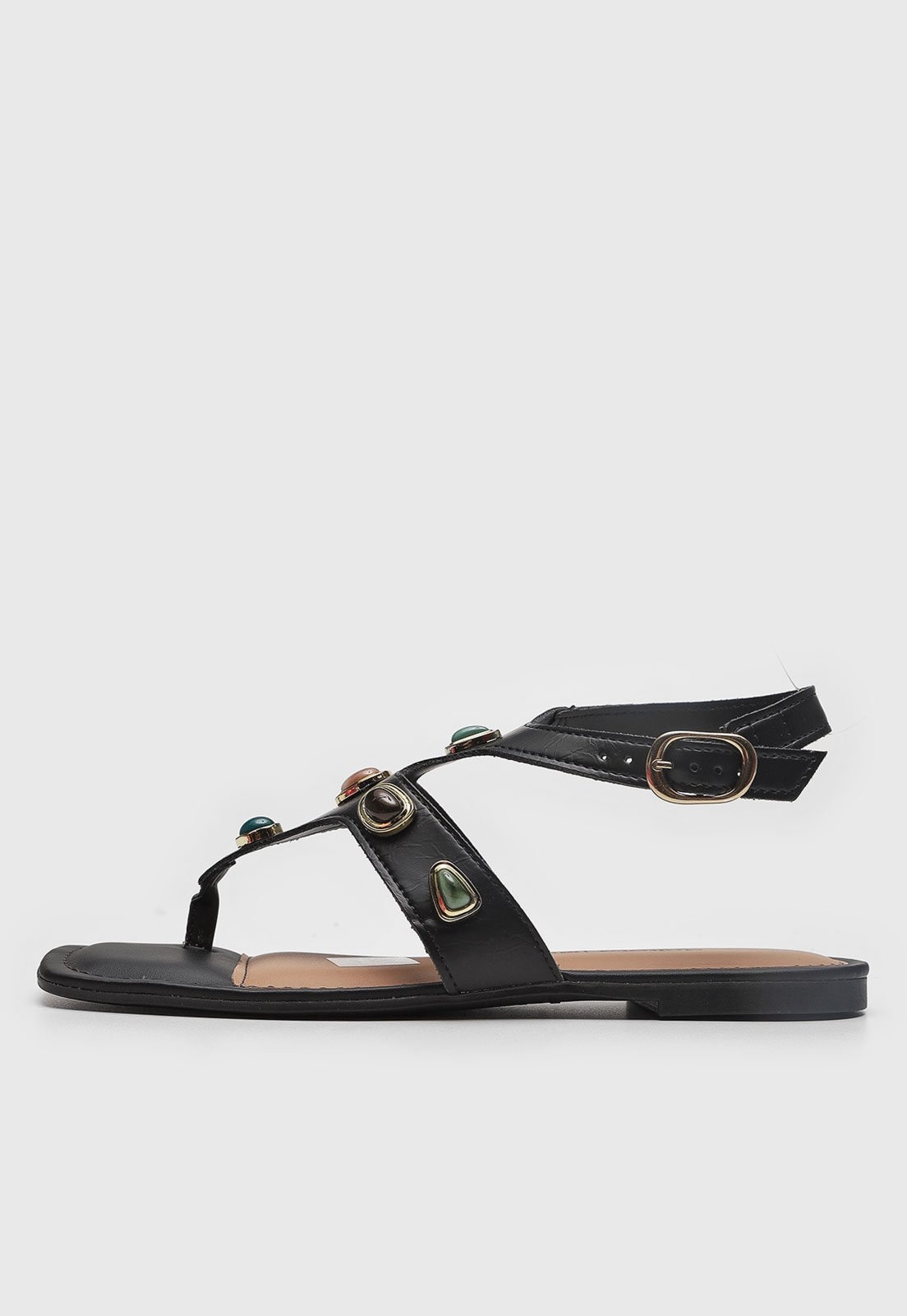 Imagem principal Rasteira Dakota Pedrarias Preta Dakota preto