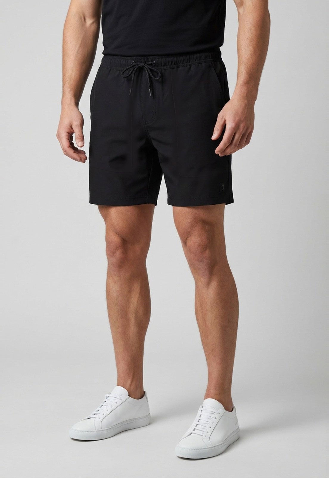 Imagem principal Bermuda Masculina Aleatory Cós Elástico Preta Aleatory preto