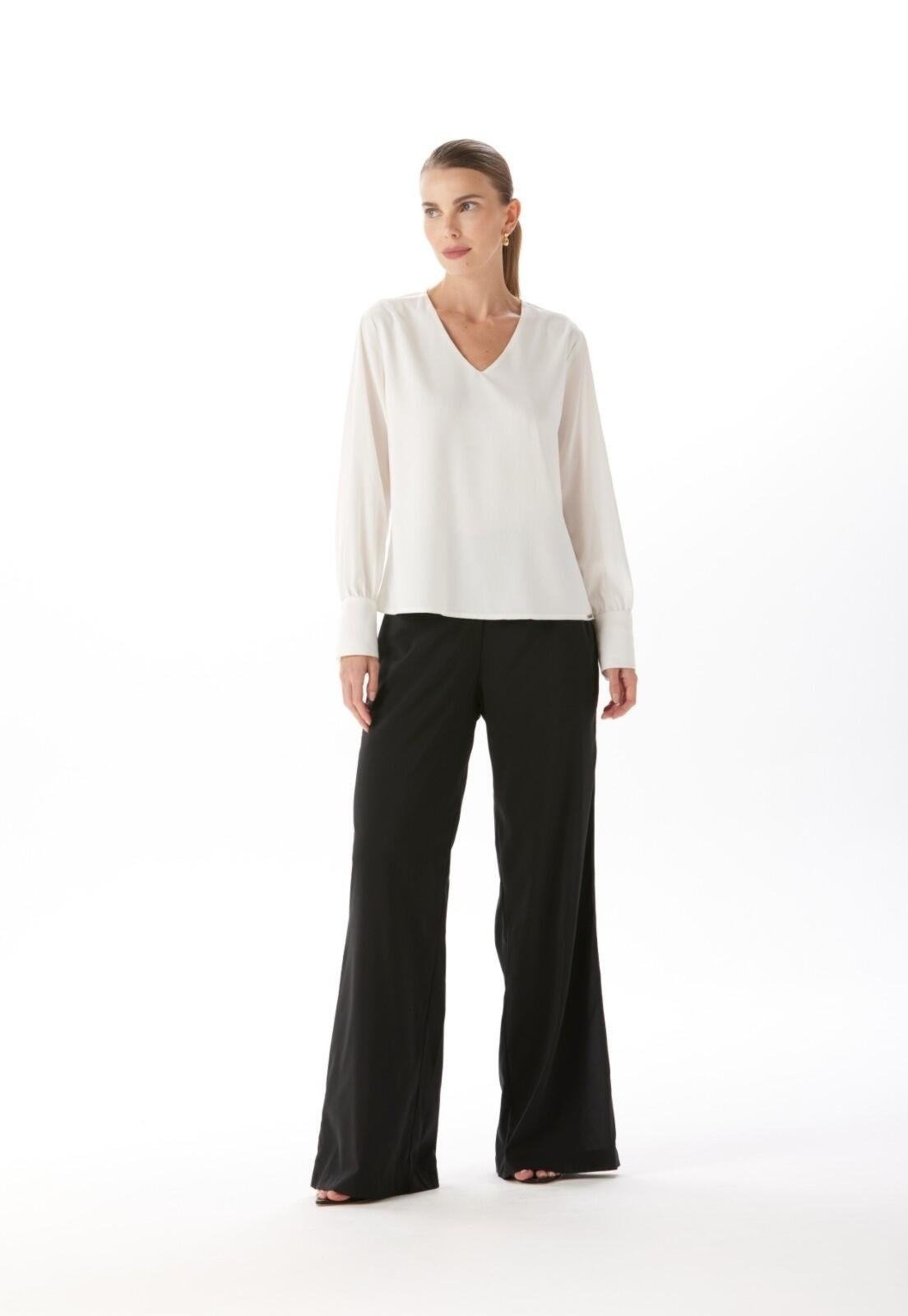 Imagem principal Calça Pantalona Cintura Alta Traymon 48 Traymon preto