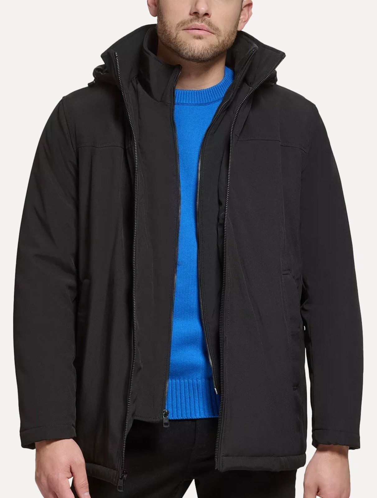 Imagem principal Jaqueta Calvin Klein Hooded Clássica Preta Calvin Klein preto