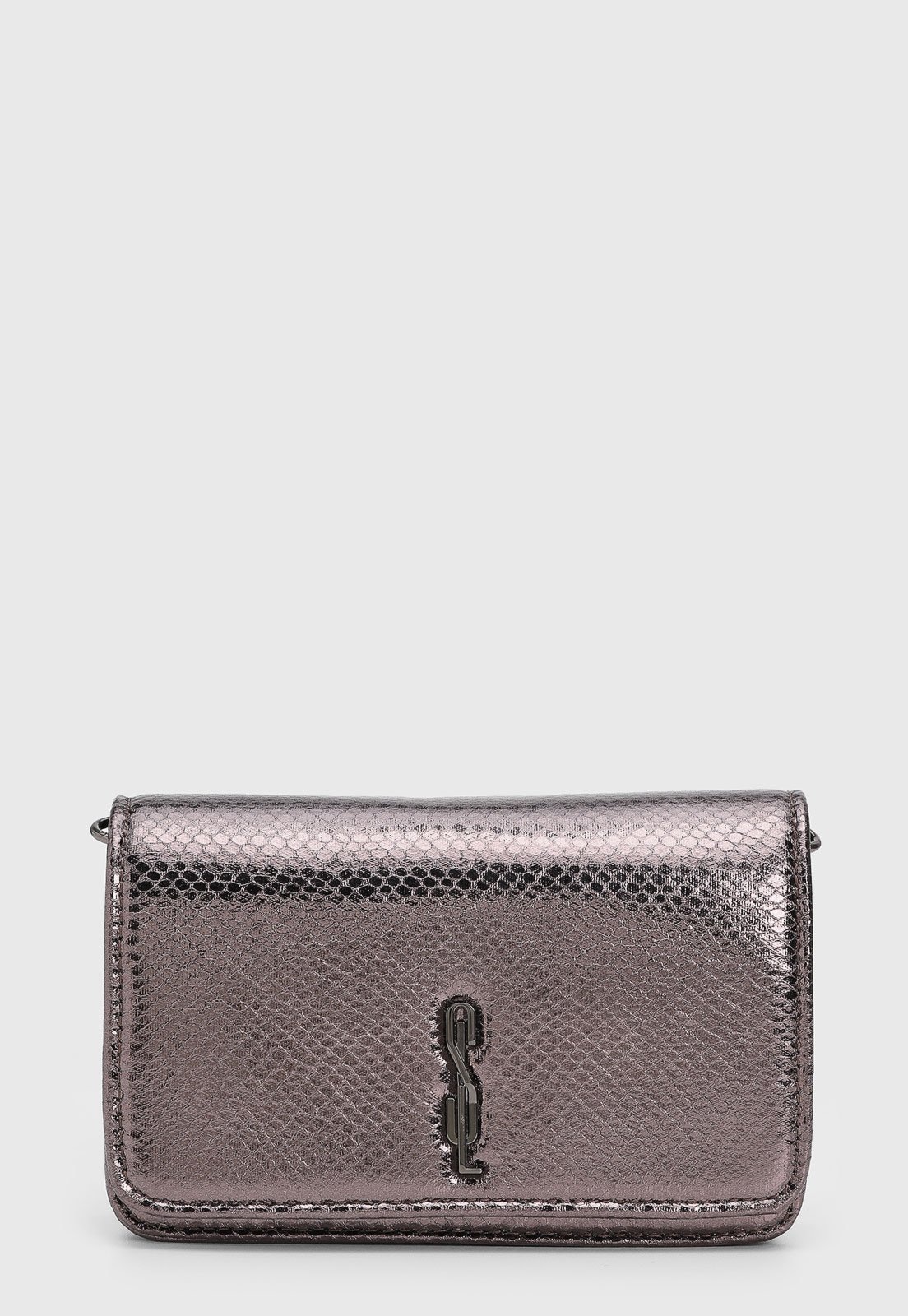 Imagem principal Bolsa Feminina Santa Lolla Metalizada Efeito Cobra Santa Lolla grafite
