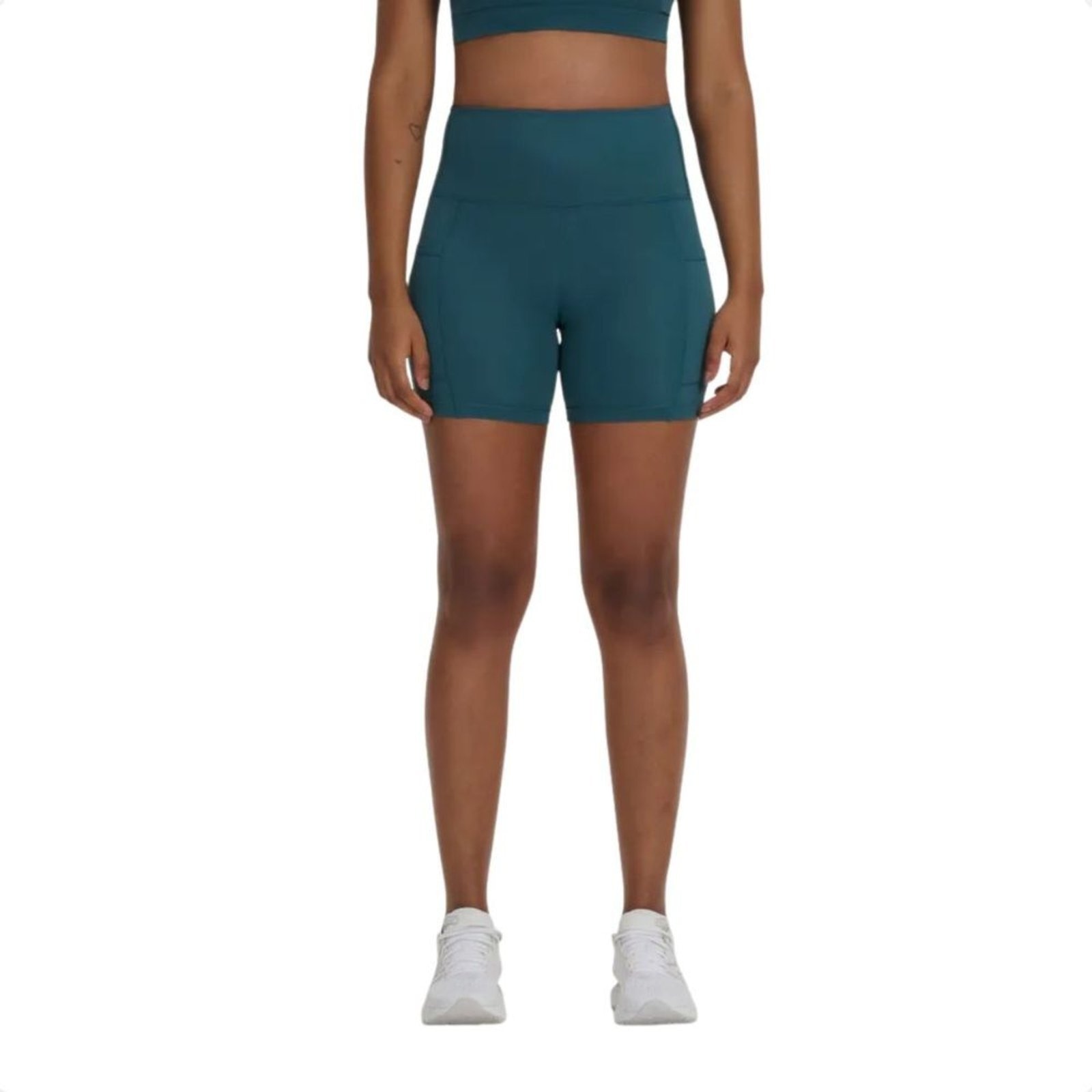 Imagem principal Bermuda Feminina Curta New Balance Sleek 6 New Balance verde