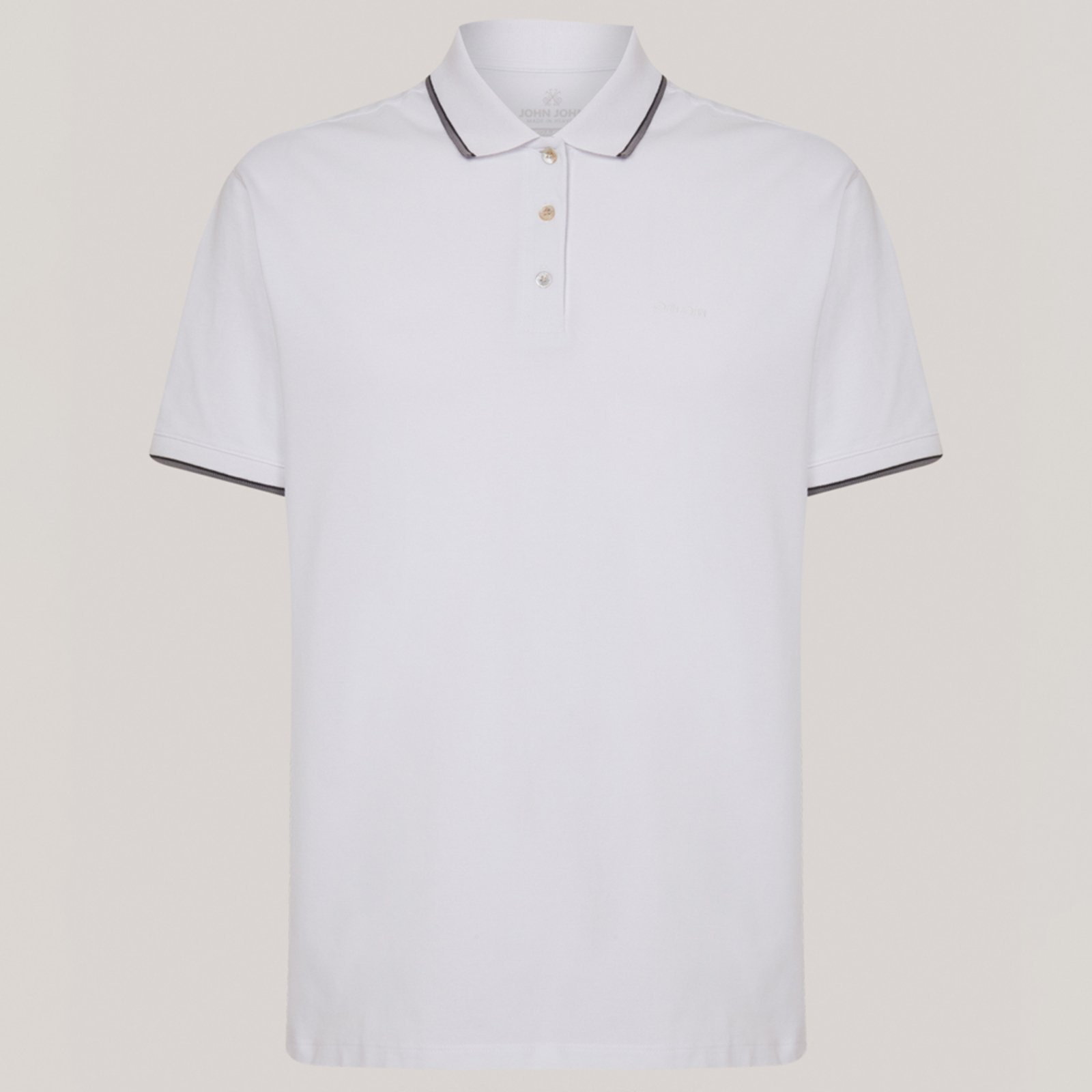 Imagem principal Camisa Polo John John Dual Line In24 Masculino John John branco
