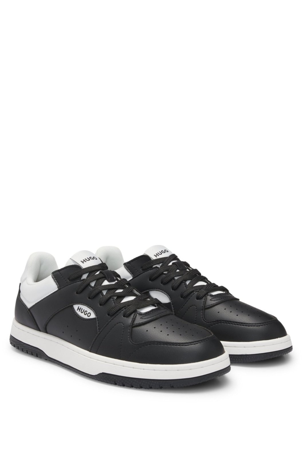 Imagem principal Sapatilhas De Pele Sintética Com Logo 44 HUGO preto