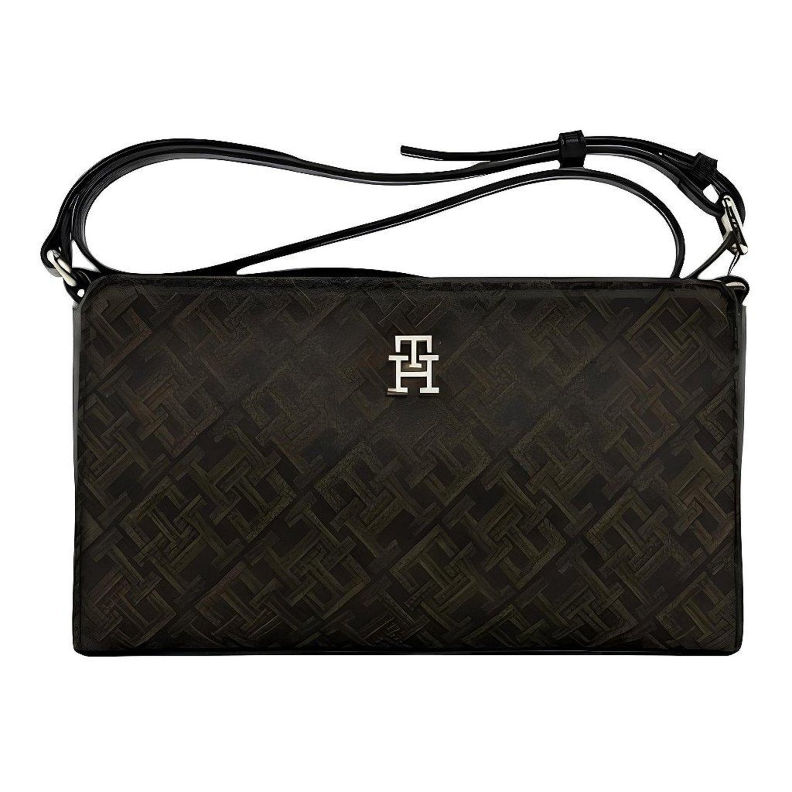 Imagem principal Bolsa Tommy Hilfiger Im Latam Jacquard Crossover Feminino Tommy Hilfiger preto