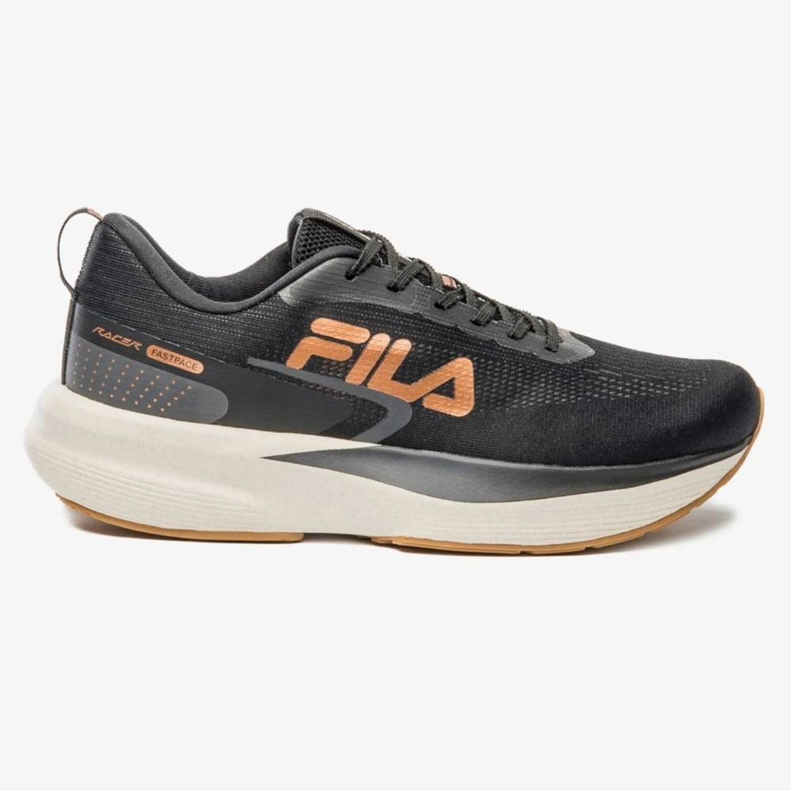 Imagem principal Tênis Esportivo Feminino Racer Fastpace Cobre Fila F02R0 Fila preto