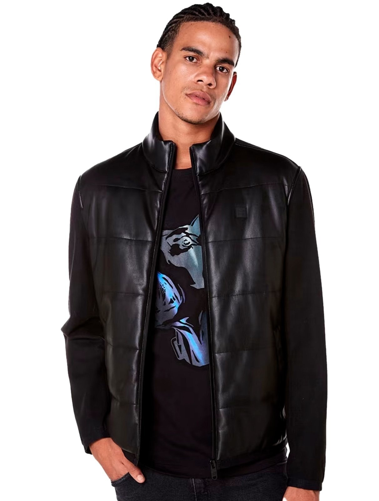 Imagem principal Jaqueta John John Masculina Reta Ryan Preta John John preto