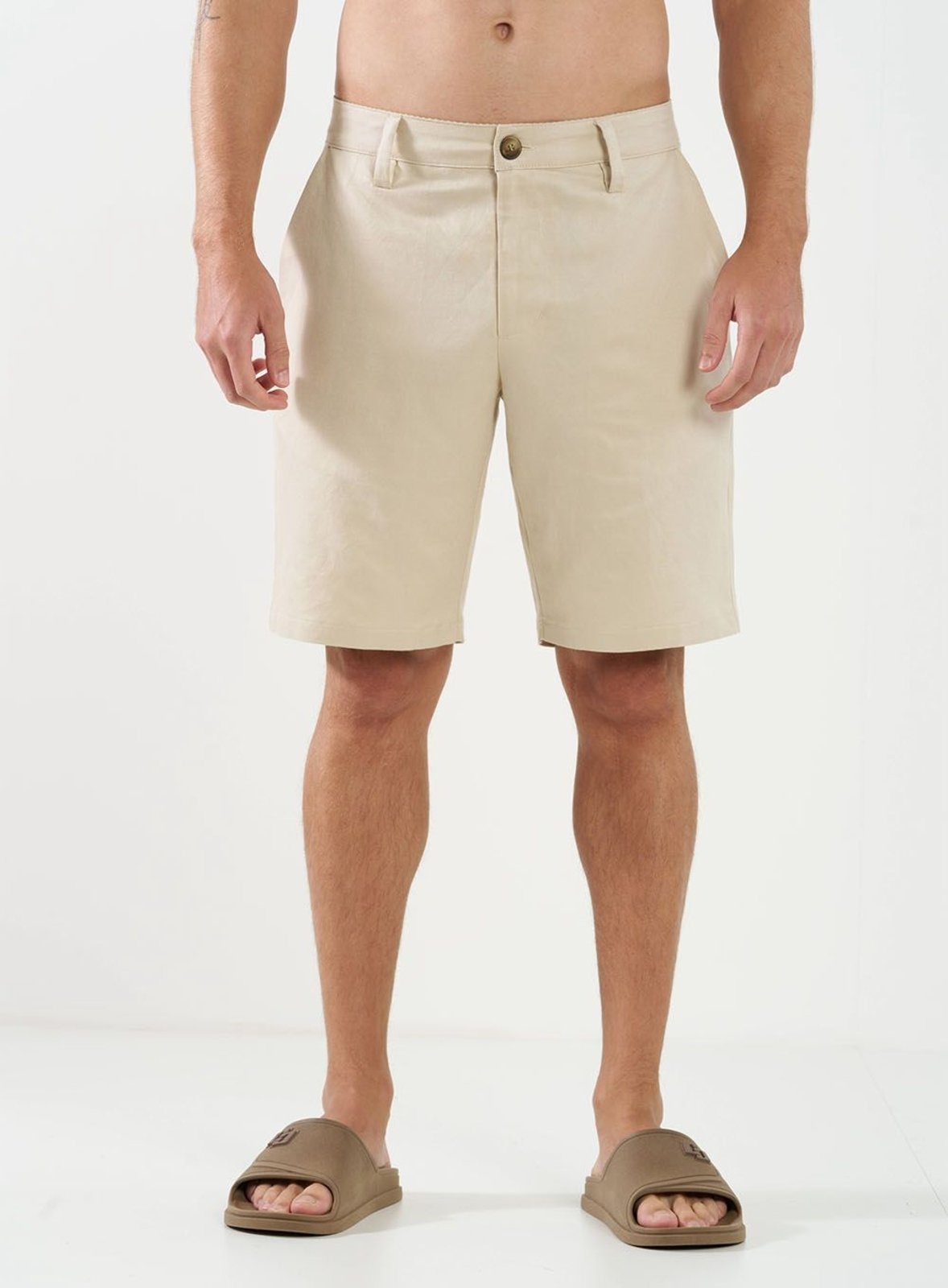 Imagem principal Bermuda Masculina Em Linho Colcci Taupe Colcci bege