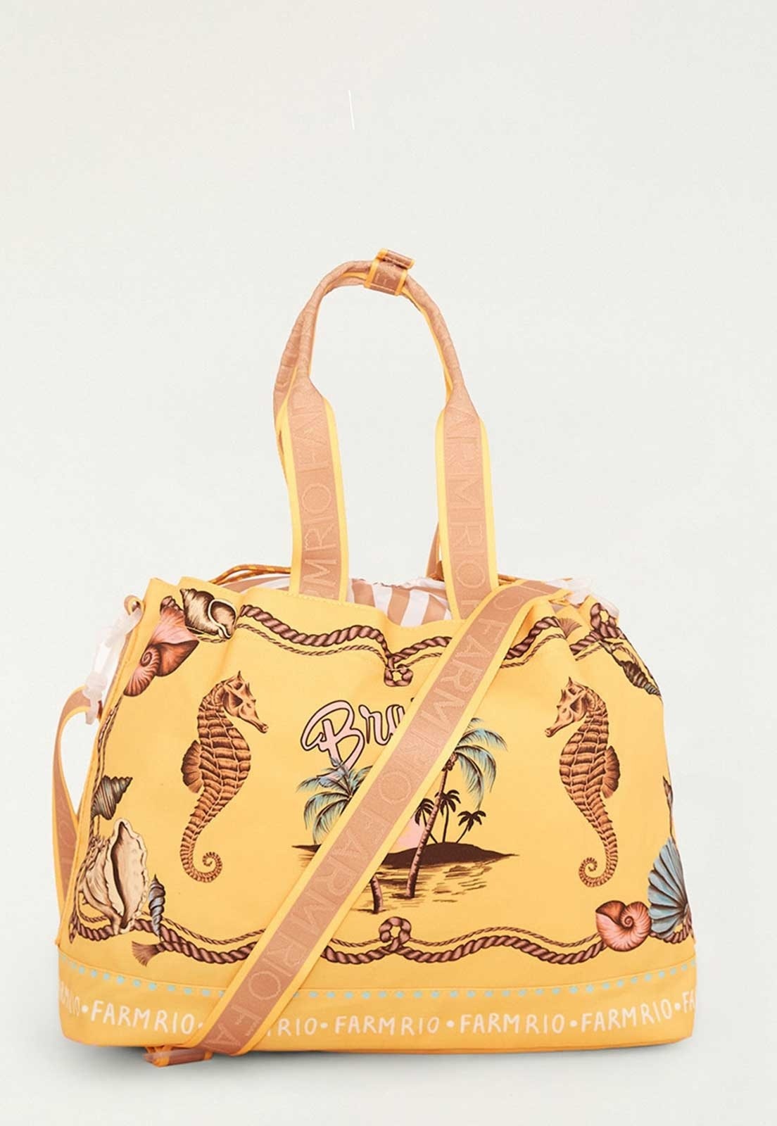 Imagem principal Bolsa Feminina FARM Estampa Carioca Souveni Amarela FARM amarelo