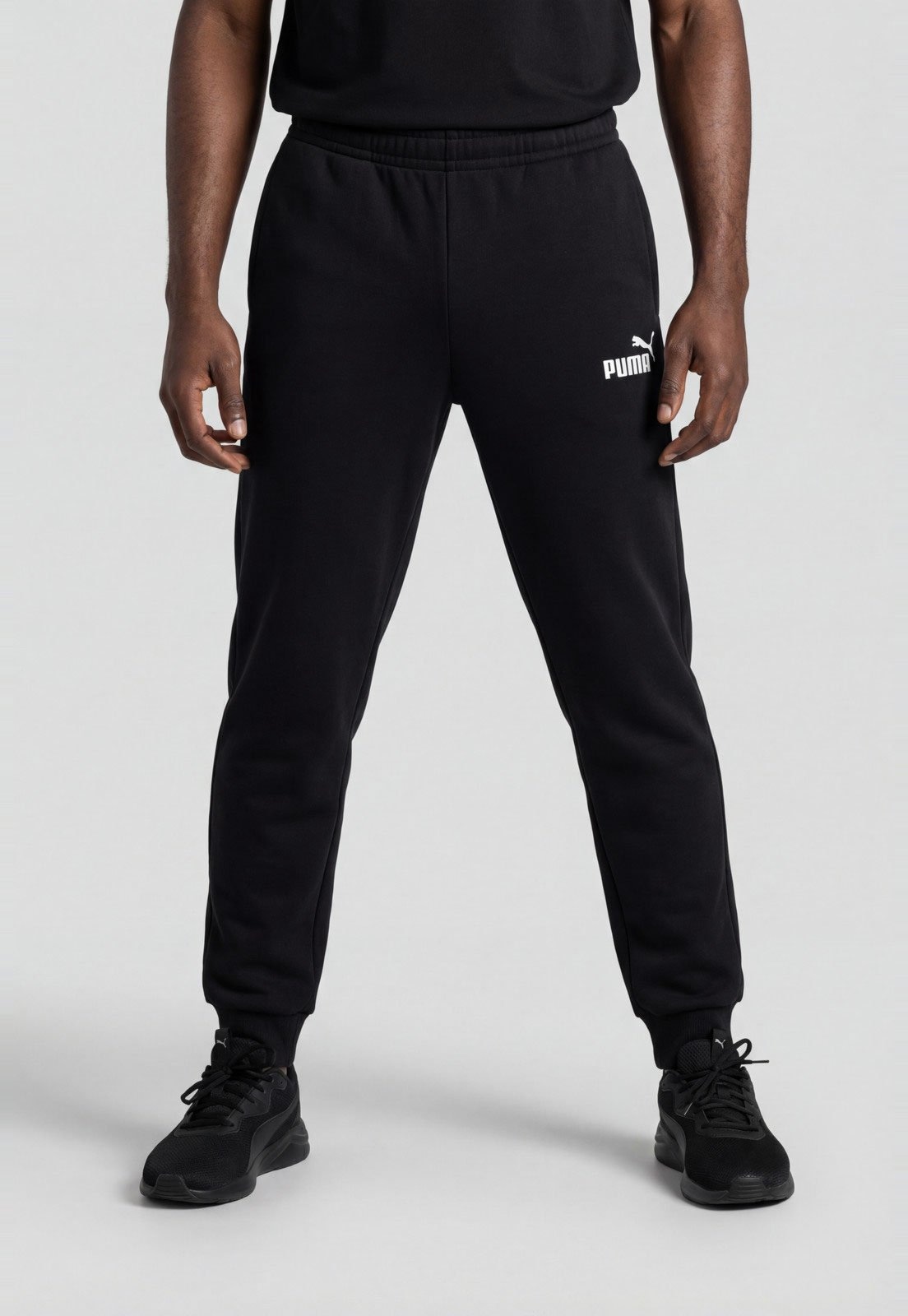 Imagem principal Calça Masculina Puma Ess Logo Sweatpants Preta Puma preto