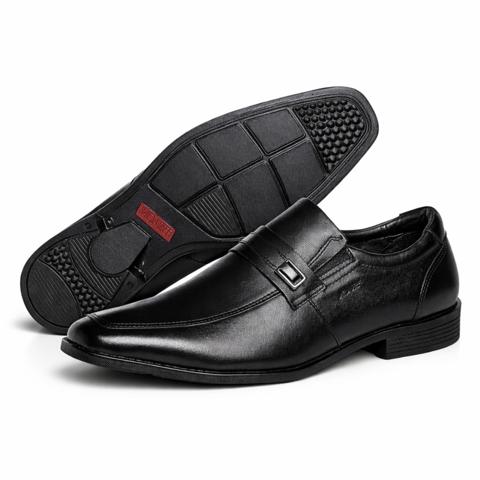 Imagem principal Sapato Social Masculino Couro Legitimo Minipasso preto