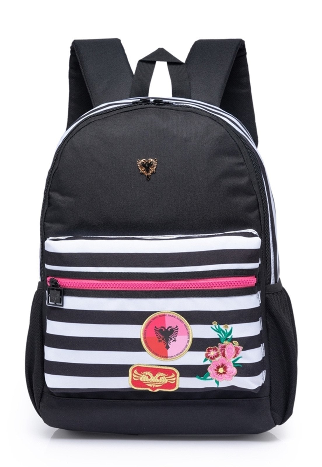 Imagem principal Mochila Cavalera Escolar Casual Feminina Resistente Reforçada Espaçosa Cavalera preto