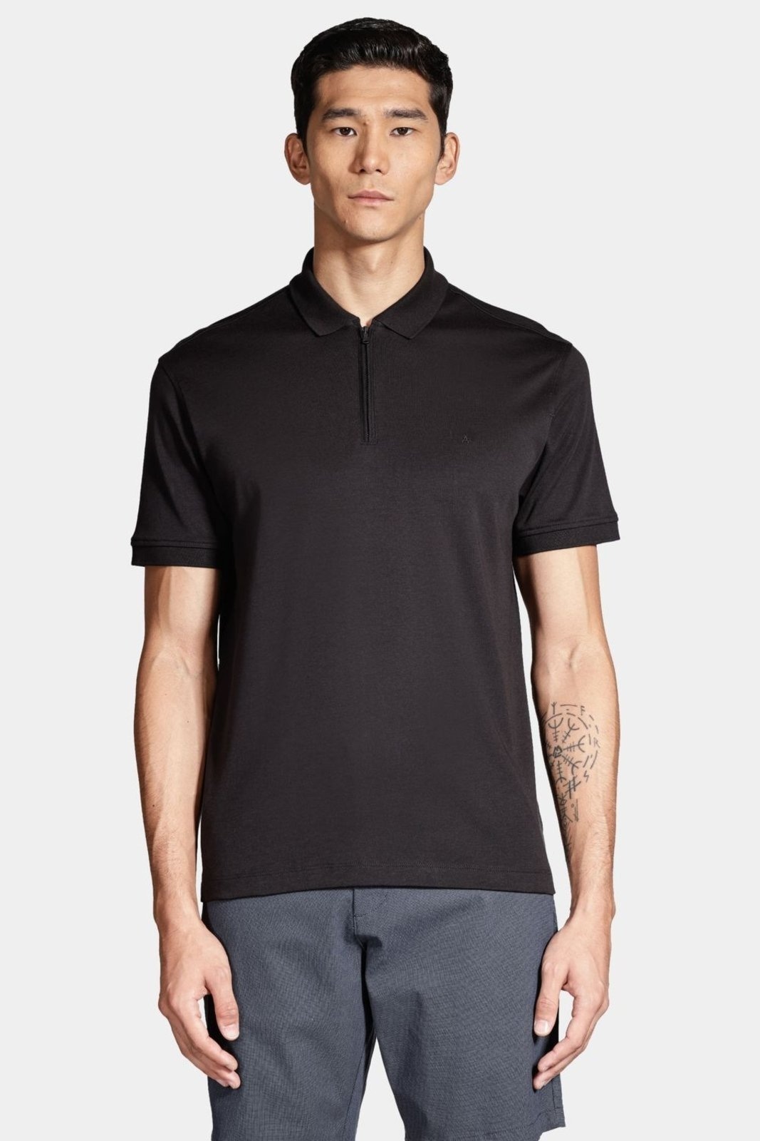 Imagem principal Polo Aramis Manga Curta Malha Dupla Pima G Aramis preto