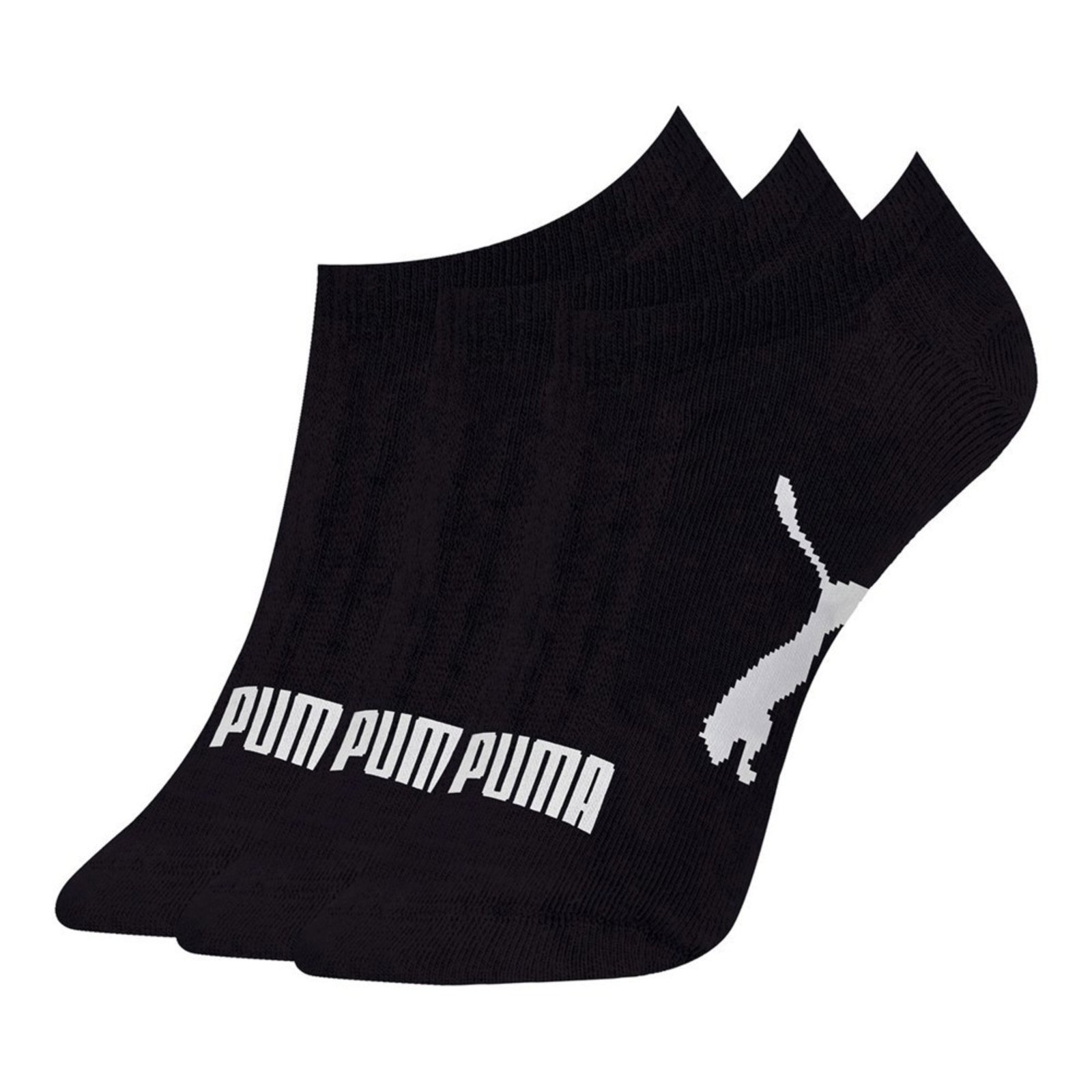 Imagem principal Kit 3 Pares de Meias Puma Sapatilha Esportiva Feminina Puma preto