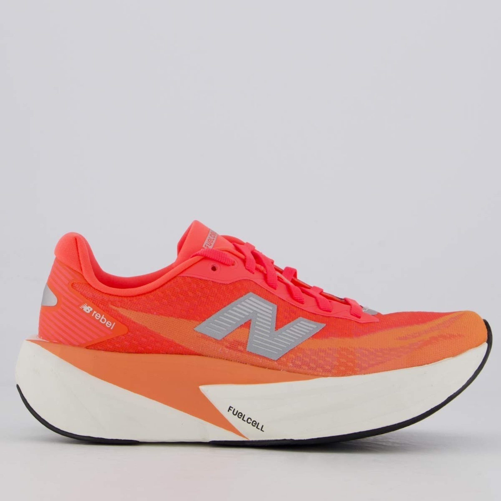 Imagem principal Tênis New Balance Fuelcell Rebel V5 Feminino Coral New Balance laranja coral