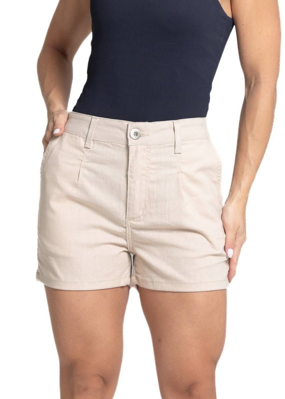 Imagem principal Shorts Linho Sawary - 281845 Sawary bege