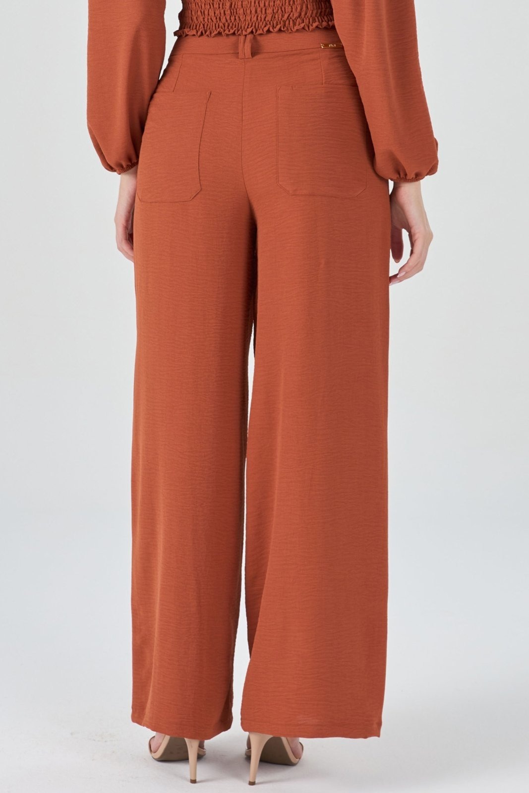 Imagem principal Calça PKS Wide Leg Terracota PKS laranja