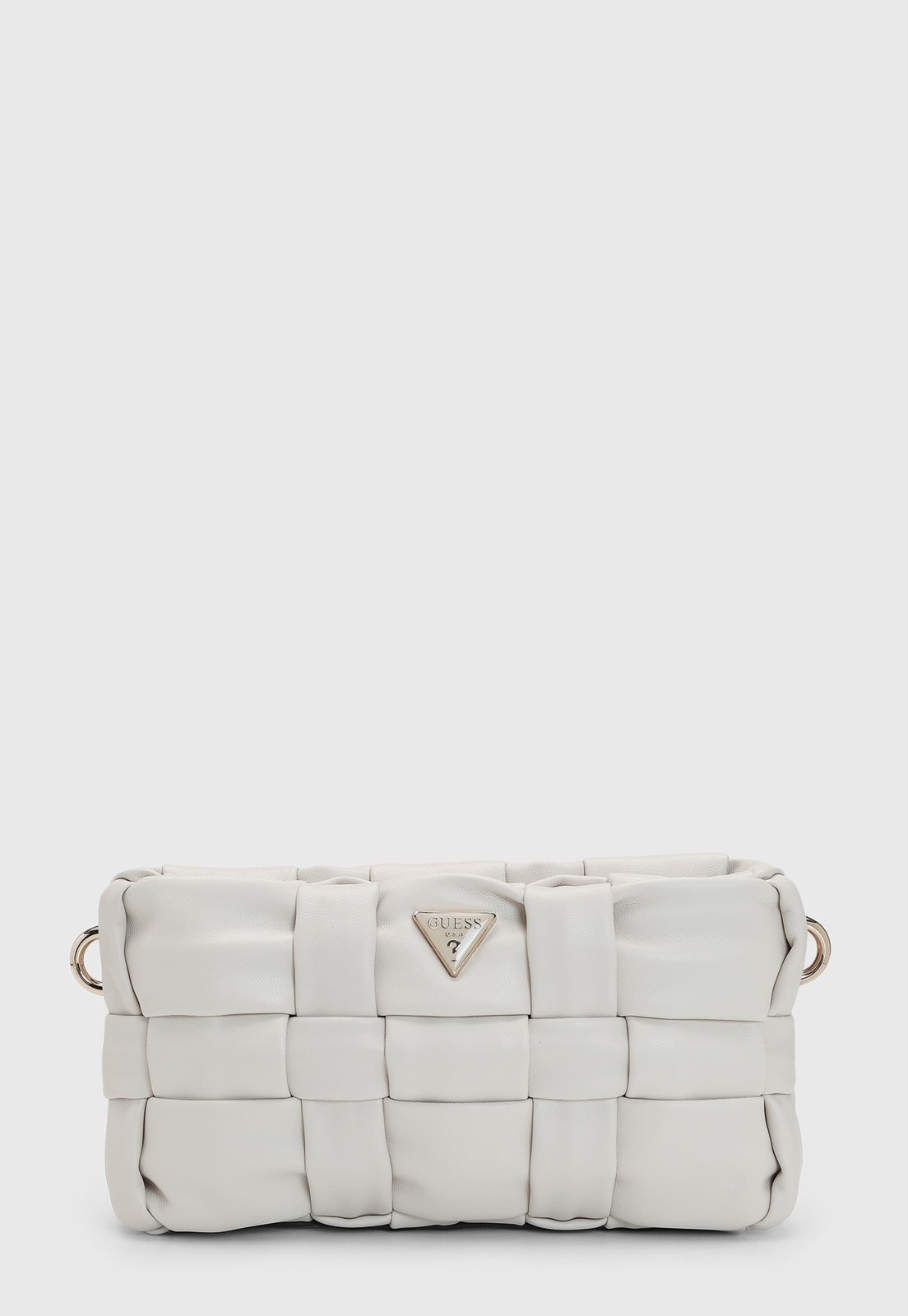 Imagem principal Bolsa Feminina Guess Tramada Logo Triângulo Off White Guess off-white white