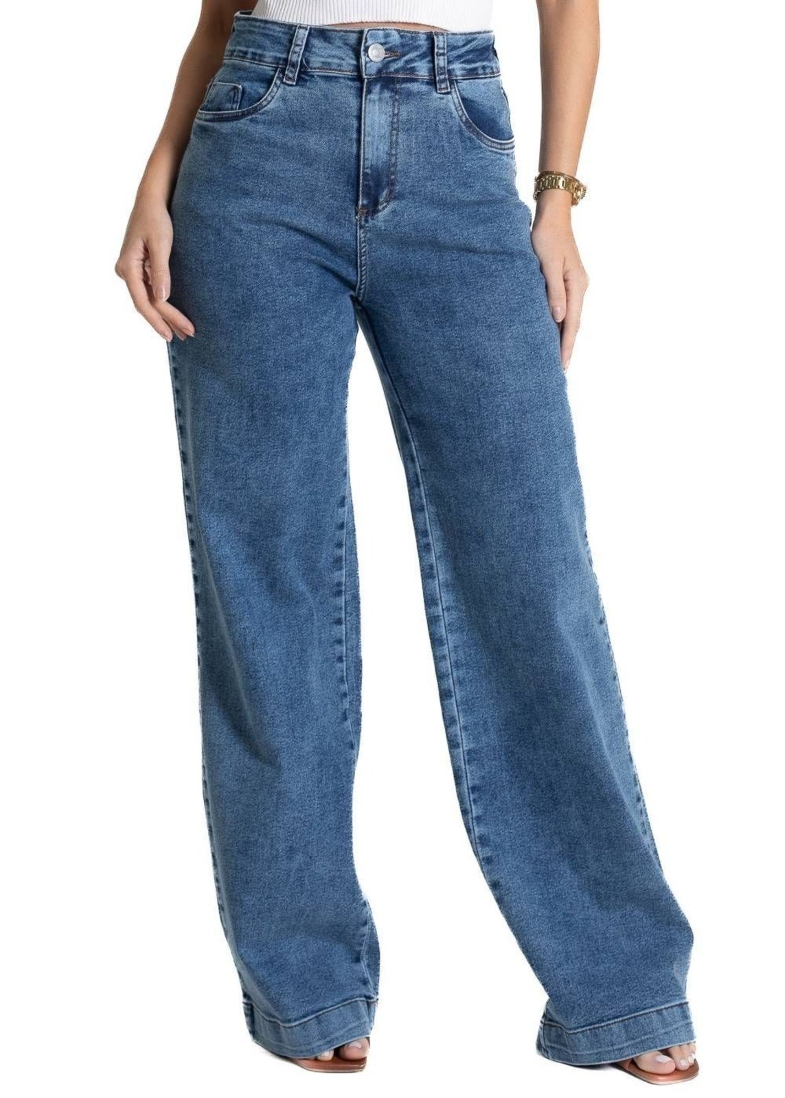 Imagem principal Calça Jeans Sawary Wide Leg - 281735 Sawary azul