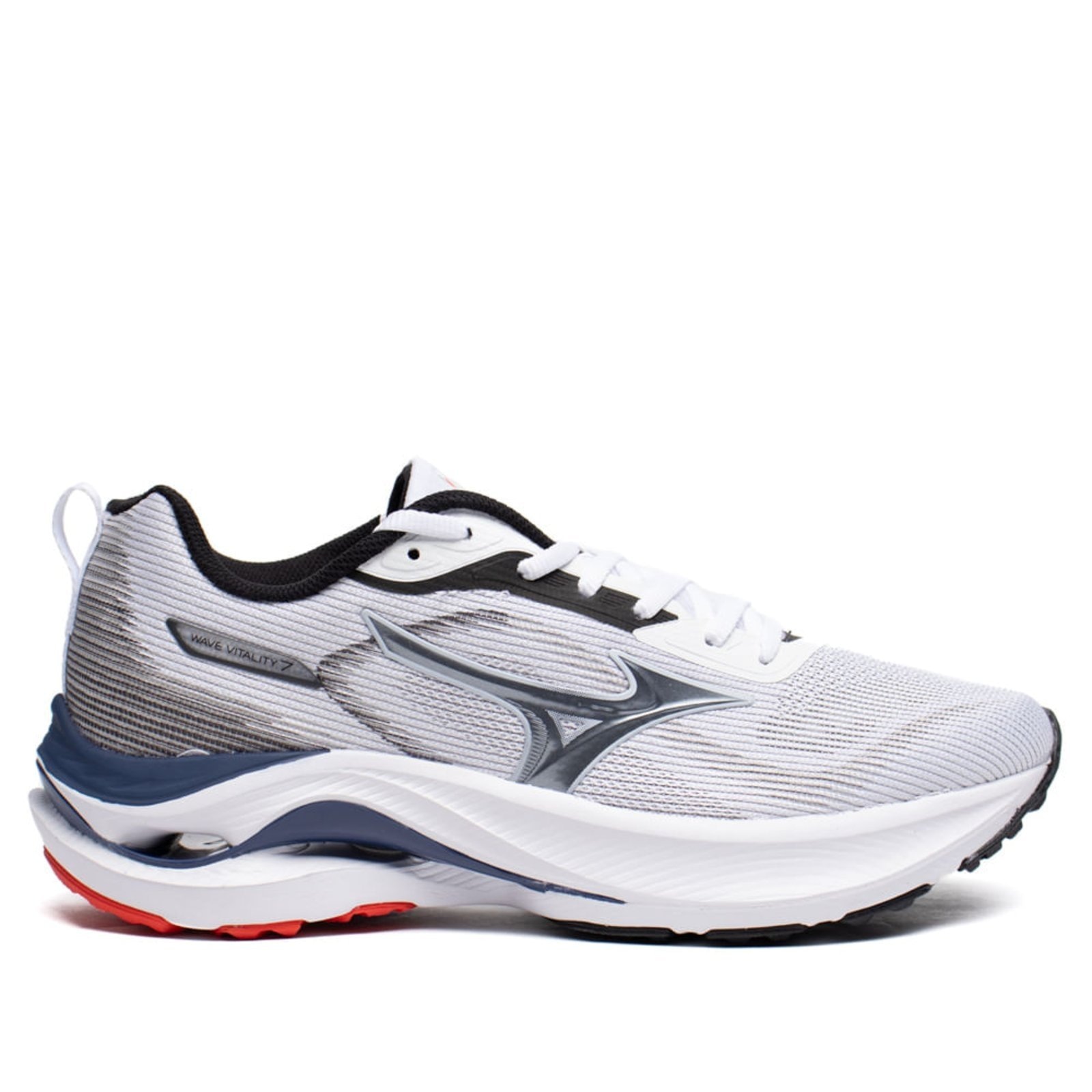 Imagem principal Tênis Masculino Mizuno Wave Vitality 7 Mesh Cinza Mizuno branco