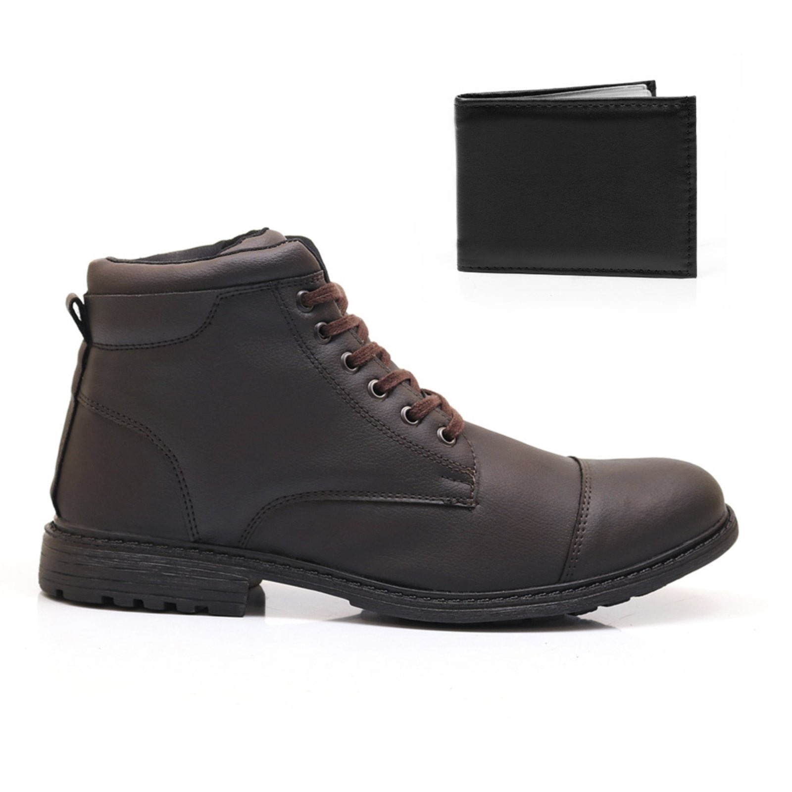 Imagem principal Bota Masculina Bredeni Compass Com Carteira BREDENI marrom