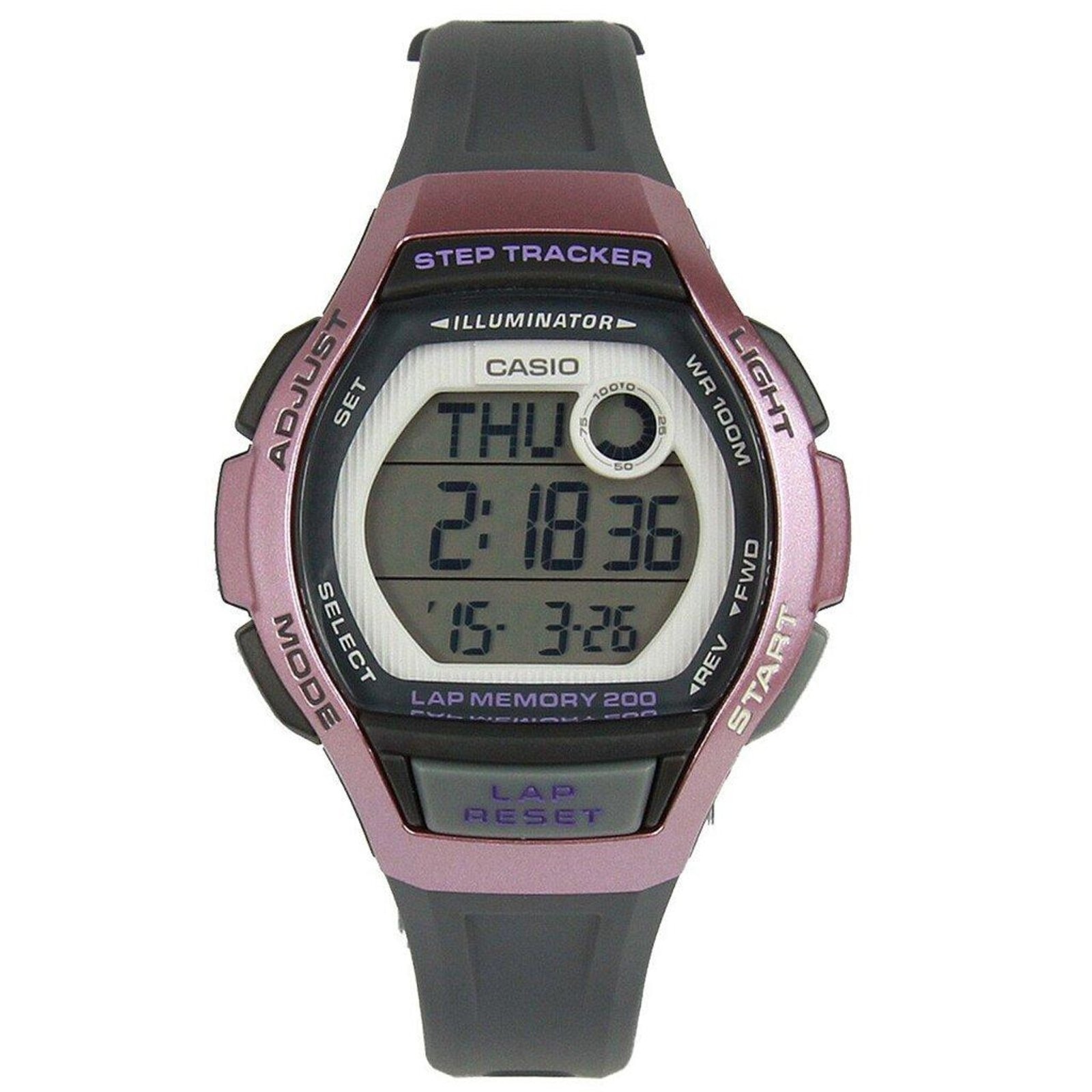 Imagem principal Relógio Casio Standard LWS-2000H-4AVDF Laranja Casio preto