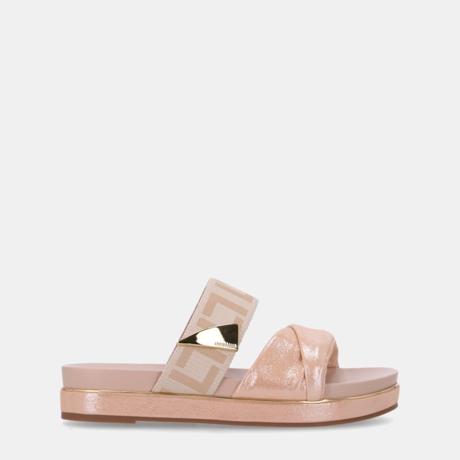 Imagem principal Sandália Flatform Luz da Lua - 58890300 Luz Da Lua Luz Da Lua bege