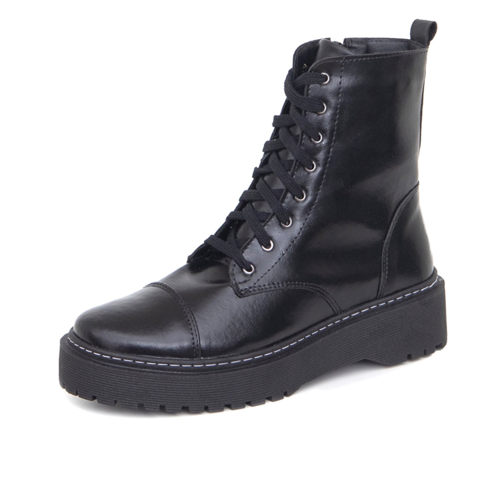 Imagem principal Bota Coturno Tellini Store Tratorada . TELLINI STORE preto