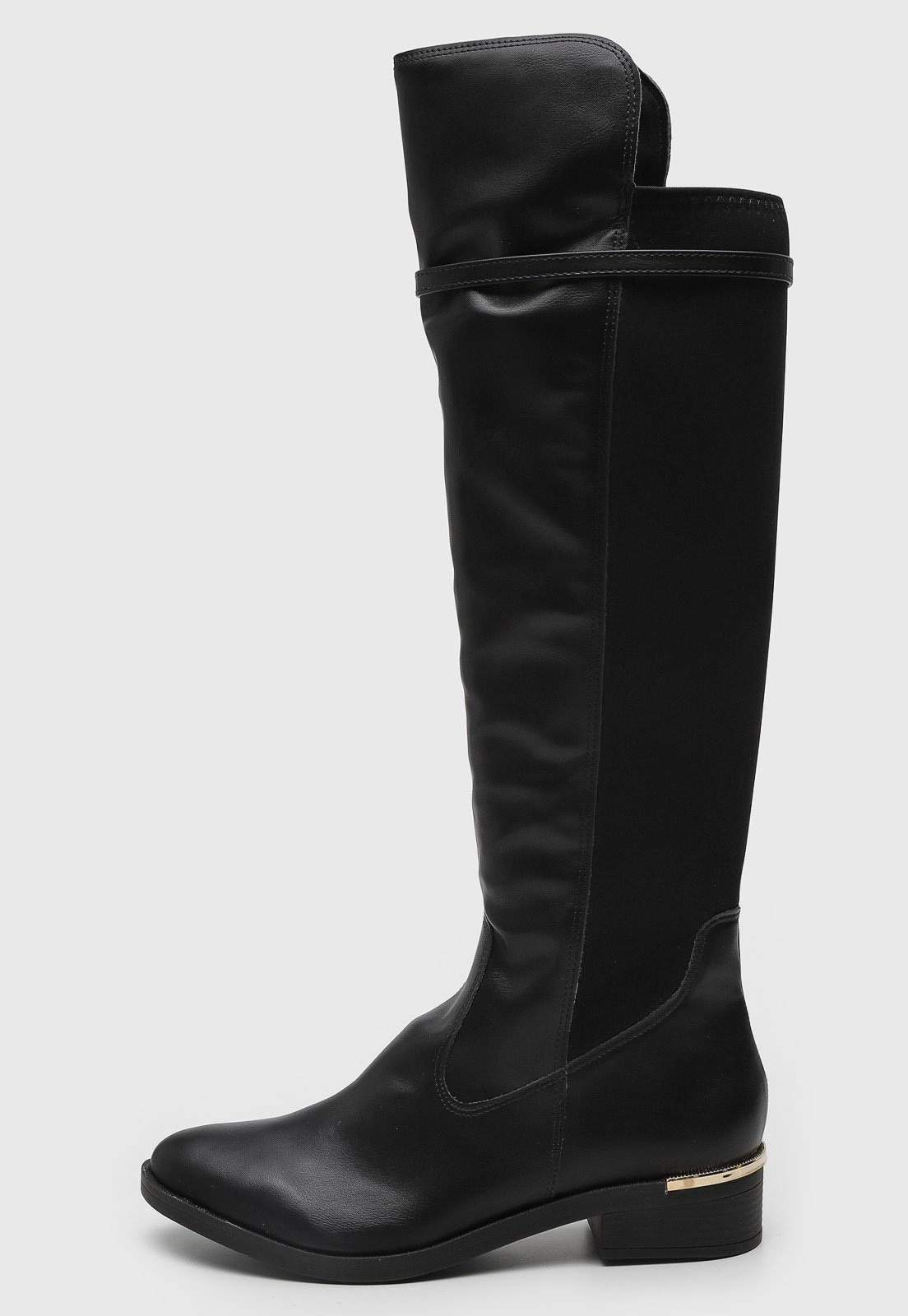 Imagem principal Bota Feminina cê Cano Alto Preta BEBECÊ preto