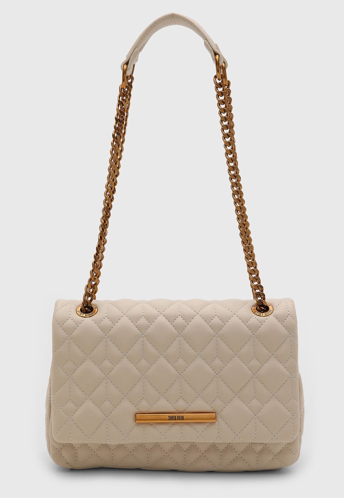 Imagem principal Bolsa Feminina Santa Lolla Média Matelassê Santa Lolla nude